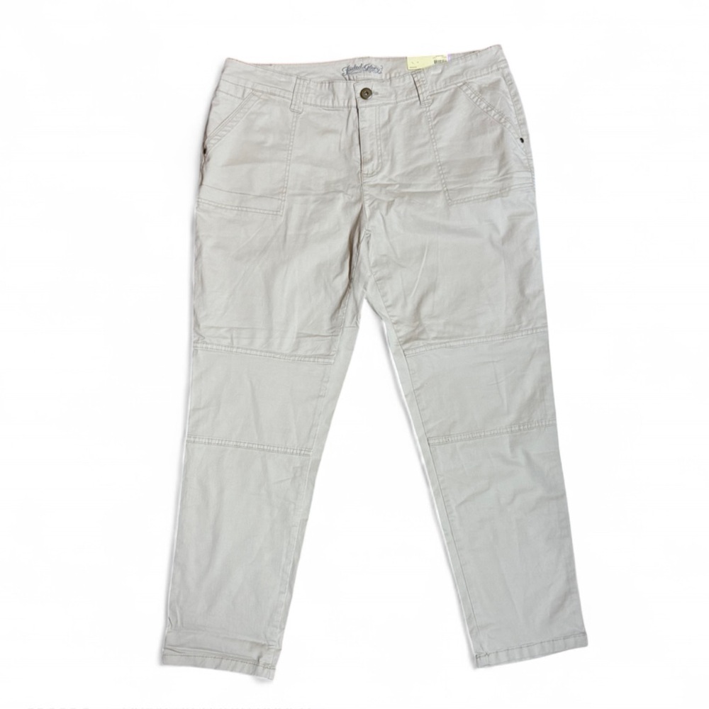 Listing Title: Faded Glory Women's Bare Beige Twill Pants, Size 18